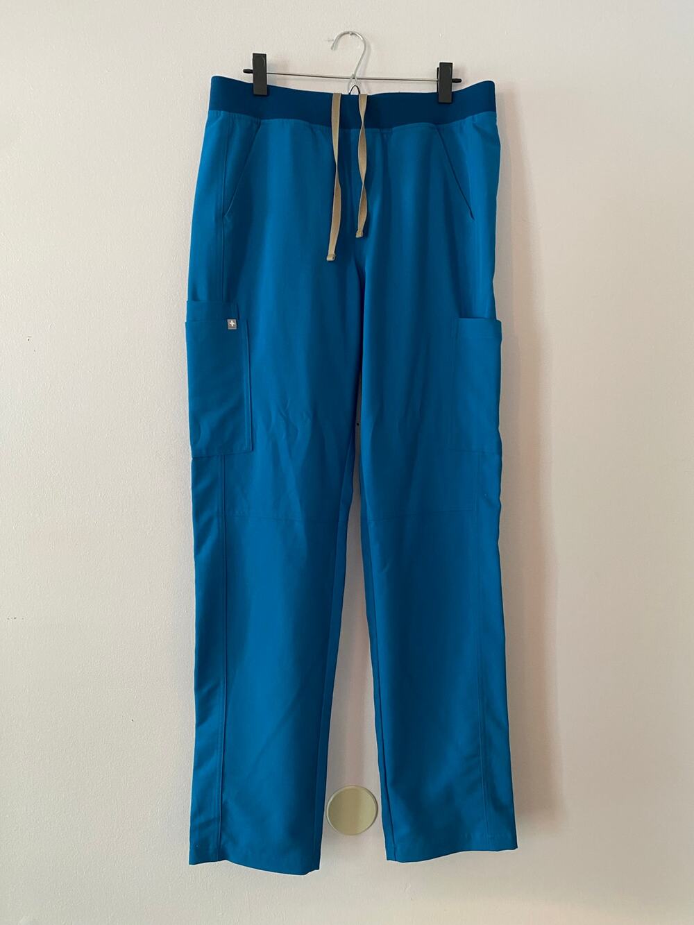 FIGS Alpine Blue Axim Cargo Scrub Pants Uniform PO 1652 Men's size Large Tall